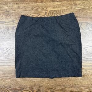 J. Jill Dark Gray Pencil Skirt